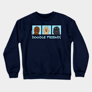 3 Doodle Friends Crewneck Sweatshirt